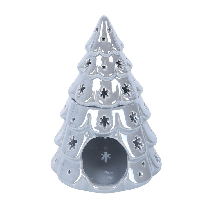 Silver Fir Tree Tealight Wax Warmer