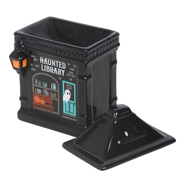 Haunted Library Tealight Wax Warmer