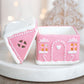 Pink Gingerbread House Tealight Wax Warmer