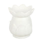 White Lotus Flower Tealight Wax Warmer