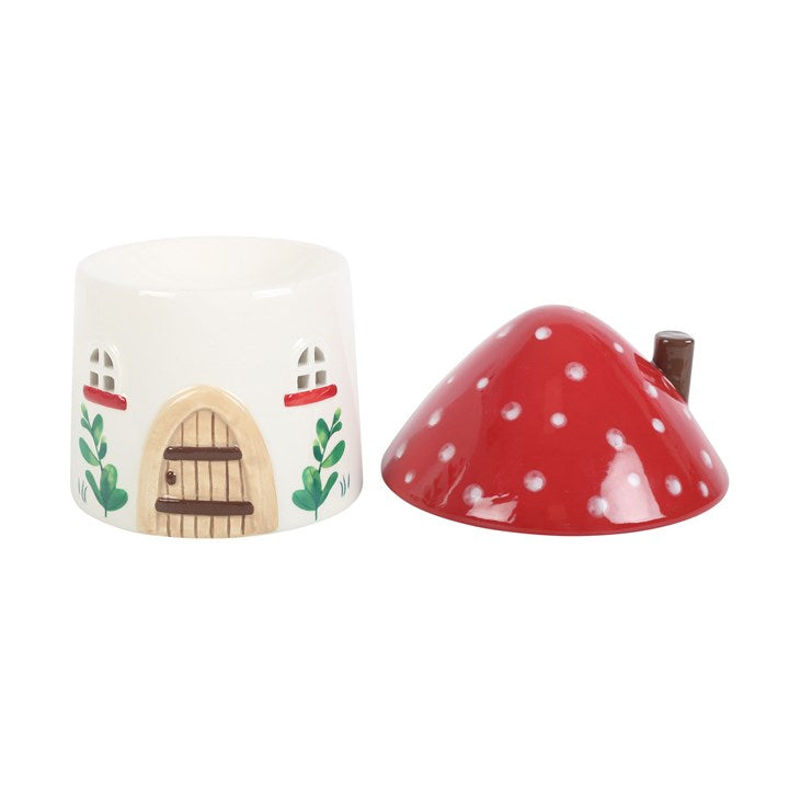 Mushroom House Tealight Wax Warmer