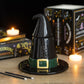 Black Witch Hat Tealight Wax Warmer