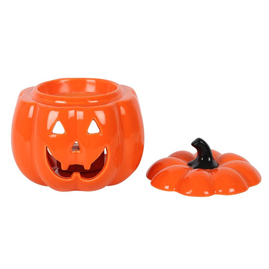 Orange Jack-O-Lantern Tealight Wax Warmer
