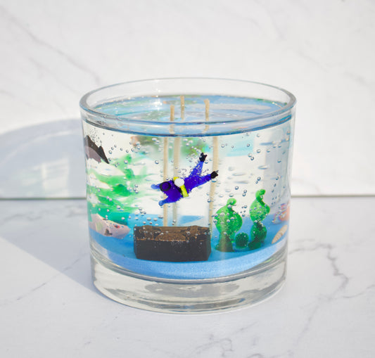 Custom Aquarium Fish Bowl Candle