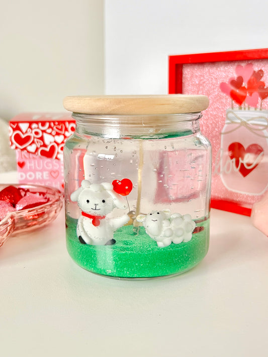 Valentine's Day on the Farm Candle