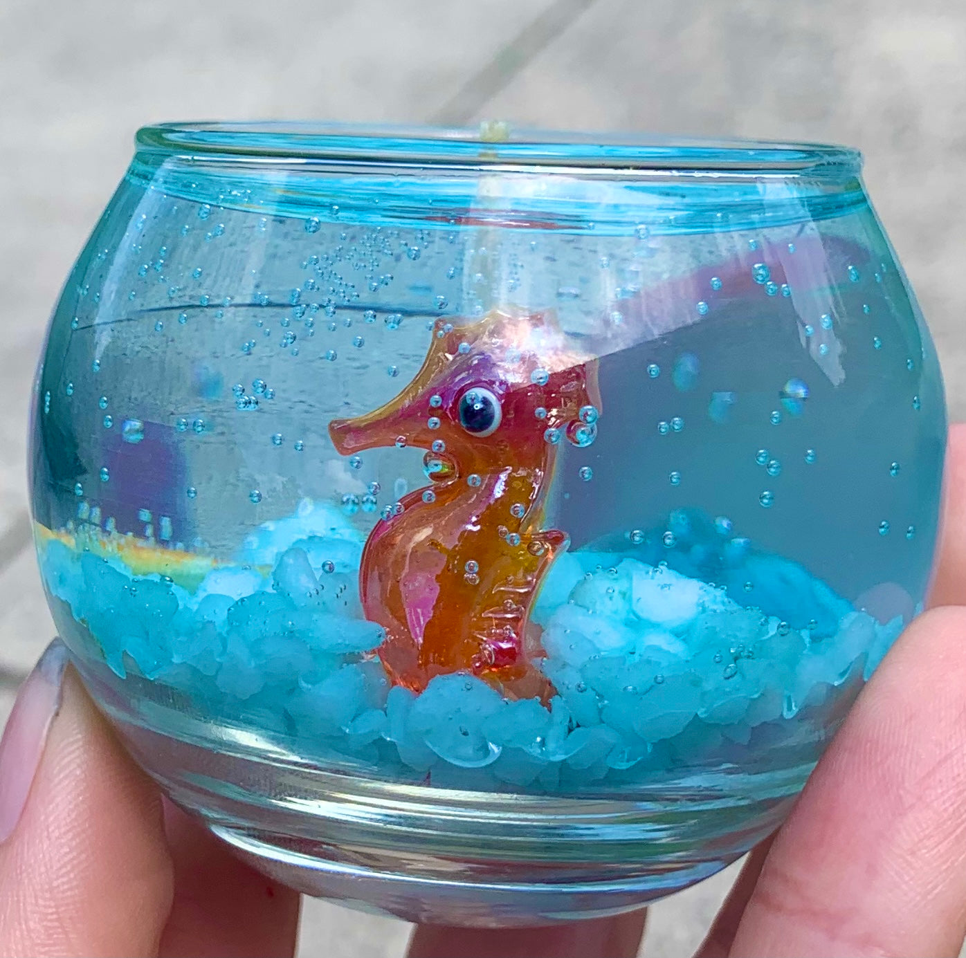 MINI Seahorse Candle