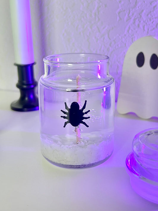 Mini Glow-in-the-Dark Venom the Black Widow Spider Candle