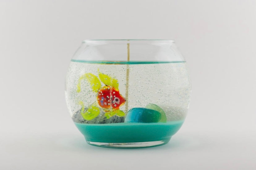 Fish Bowl Ocean Gel Candle – Be Unique Studios