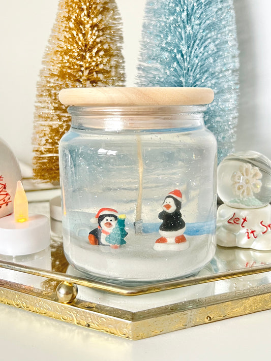 North Pole Holiday Candle